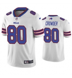 Men Buffalo Bills 80 Jamison Crowder White Vapor Untouchable Limited Stitched jersey