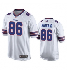 Men Buffalo Bills #86 Dalton Kincaid White Vapor Limited Stitched NFL Nike Jersey