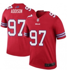 Men Buffalo Bills Mario Addison Red Legend Color Rush Jersey By Nike