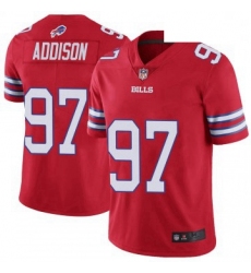 Men Buffalo Bills Mario Addison Red Limited Color Rush Vapor Untouchable Jersey By Nike