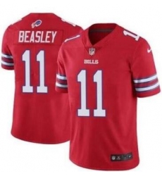 Men Nike Bills 11 Cole Beasley Red Rush NFL Stitched Jersey