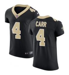 Men Saints 4 Derek Carr Black Team Color Men Stitched NFL Vapor Untouchable Elite Jersey
