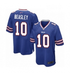 Mens Buffalo Bills 10 Cole Beasley Game Royal Blue Team Color Football Jersey