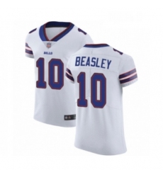 Mens Buffalo Bills 10 Cole Beasley White Vapor Untouchable Elite Player Football Jersey