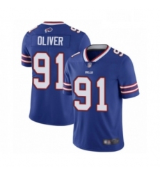 Mens Buffalo Bills 91 Ed Oliver Royal Blue Team Color Vapor Untouchable Limited Player Football Jersey