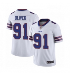Mens Buffalo Bills 91 Ed Oliver White Vapor Untouchable Limited Player Football Jersey