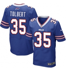 Mens NFL Buffalo Bills Nike 35 Mike Tolbert Elite Royal Blue Jersey