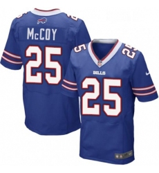 Mens Nike Buffalo Bills 25 LeSean McCoy Elite Royal Blue Team Color NFL Jersey
