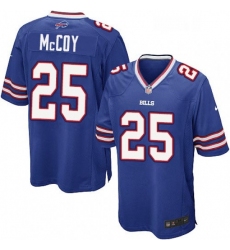 Mens Nike Buffalo Bills 25 LeSean McCoy Game Royal Blue Team Color NFL Jersey