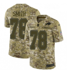 Mens Nike Buffalo Bills 78 Bruce Smith Limited Camo 2018 Salute to Service NFL Jersey