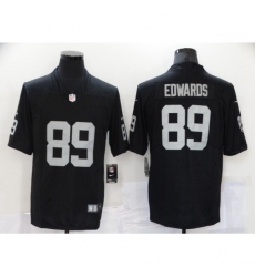 Men's Oakland Raiders #89 Bryan Edwards Black Team Color Vapor Untouchable Limited Jersey