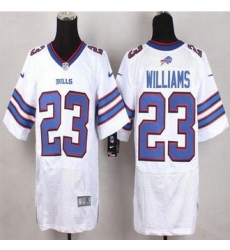 New Buffalo Bills #23 Aaron Williams White Men Stitched NFL New Elite Jersey