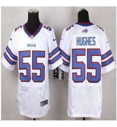 New Buffalo Bills #55 Jerry Hughes White Men Stitched NFL New Elite Jersey