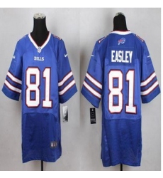 New Buffalo Bills #81 Marcus Easley Royal Blue Team Color Men Stitched NFL New Elite Jersey