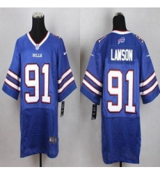 New Buffalo Bills #91 Manny Lawson Royal Blue Team Color Men Stitched NFL New Elite Jersey