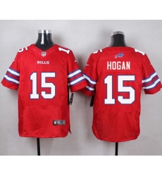 Nike Bills #15 Chris Hogan Red Mens Stitched NFL Elite Rush Jersey