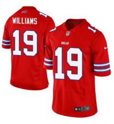 Nike Bills #19 Mike Williams Red Mens Stitched NFL Elite Rush Jersey
