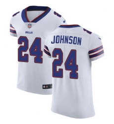 Nike Bills #24 Taron Johnson White Mens Stitched NFL Vapor Untouchable Elite Jersey