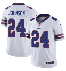 Nike Bills #24 Taron Johnson White Mens Stitched NFL Vapor Untouchable Limited Jersey
