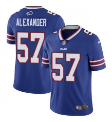 Nike Bills #57 Lorenzo Alexander Royal Blue Team Color Mens Stitched NFL Vapor Untouchable Limited Jersey