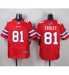 Nike Bills #81 Marcus Easley Red Mens Stitched NFL Elite Rush Jersey