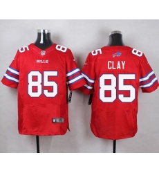 Nike Bills #85 Charles Clay Red Mens Stitched NFL Elite Rush Jersey