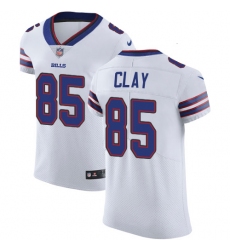 Nike Bills #85 Charles Clay White Mens Stitched NFL Vapor Untouchable Elite Jersey