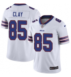 Nike Bills #85 Charles Clay White Mens Stitched NFL Vapor Untouchable Limited Jersey