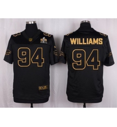 Nike Bills #94 Mario Williams Black Mens Stitched NFL Elite Pro Line Gold Collection Jersey