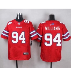 Nike Bills #94 Mario Williams Red Mens Stitched NFL Elite Rush Jersey
