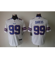 Nike Bills #99 Marcell Dareus White Mens Stitched NFL Vapor Untouchable Limited Jersey