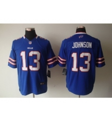 Nike Buffalo Bills 13 Steve Johnson Blue Limited NFL Jersey