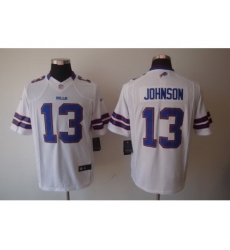 Nike Buffalo Bills 13 Steve Johnson White Limited NFL Jersey