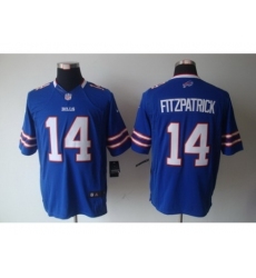 Nike Buffalo Bills 14 Ryan Fitzpatrick Blue Limited NFL Jersey