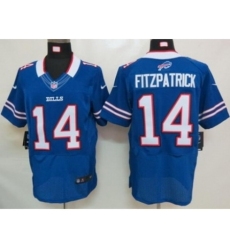 Nike Buffalo Bills 14 ryan fitzpatrick blue Elite NFL Jersey