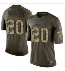 Nike Buffalo Bills #20 Corey Graham Green Men 27s Stitched NFL Limited Salute To Service Jersey