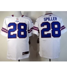Nike Buffalo Bills 28 C.J. Spiller White Elite NFL Jersey
