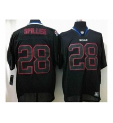 Nike Buffalo Bills 28 Spiller black Elite lights out NFL Jersey