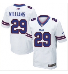 Nike Buffalo Bills #29 Karlos Williams White Mens Stitched NFL New Elite Jersey
