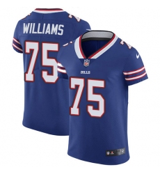 Nike Buffalo Bills 75 Daryl Williams Royal Blue Team Color Men Stitched NFL Vapor Untouchable Elite Jersey