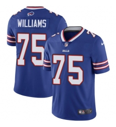 Nike Buffalo Bills 75 Daryl Williams Royal Blue Team Color Men Stitched NFL Vapor Untouchable Limited Jersey