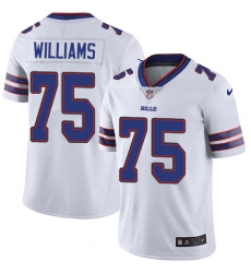 Nike Buffalo Bills 75 Daryl Williams White Men Stitched NFL Vapor Untouchable Limited Jersey