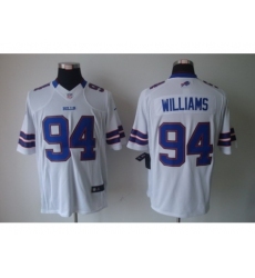 Nike Buffalo Bills 94 Williams White Limited NFL Jersey