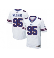 Nike Buffalo Bills 95 Kyle Williams White Elite NFL Jersey