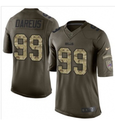 Nike Buffalo Bills #99 Marcell Dareus Green Men 27s Stitched NFL Limited Salute To Service Jersey