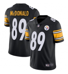 Steelers 89 Vance McDonald Black Team Color Men Stitched Football Vapor Untouchable Limited