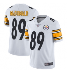 Steelers 89 Vance McDonald White Men Stitched Football Vapor Untouchable Limited