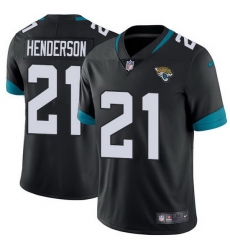Youth Nike Jaguars 21 C J Henderson Black Team Color Men Stitched NFL Vapor Untouchable Limited Jersey