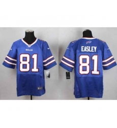 nike nfl jerseys buffalo bills 81 easley blue[Elite][easley]