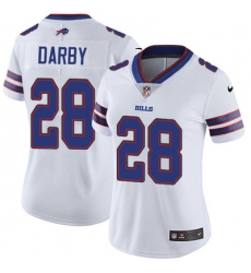 Nike Bills #28 Ronald Darby White Womens Stitched NFL Vapor Untouchable Limited Jersey
